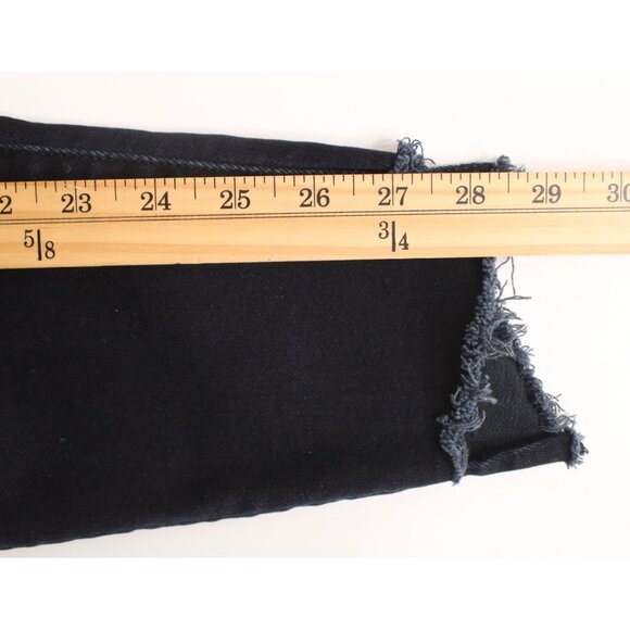 Mother Women's The Stunner Zip Two Step Fray Holding Hands Indigo Blue Sz 31 - Picture 6 of 11